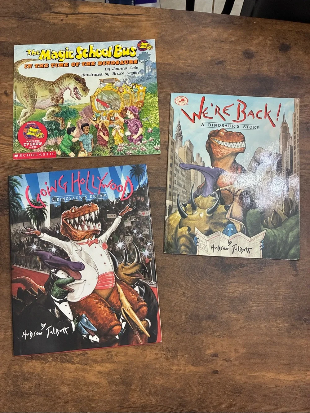 Set of Three Children's Dinosaur Books